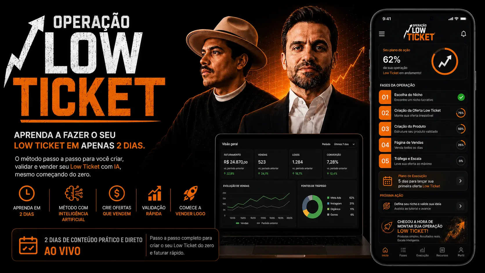 Operação Low Ticket — imersão ao vivo com Joe Mello